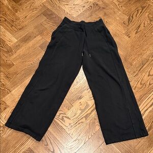 Lululemon Athletica Black Wide-Leg Trousers